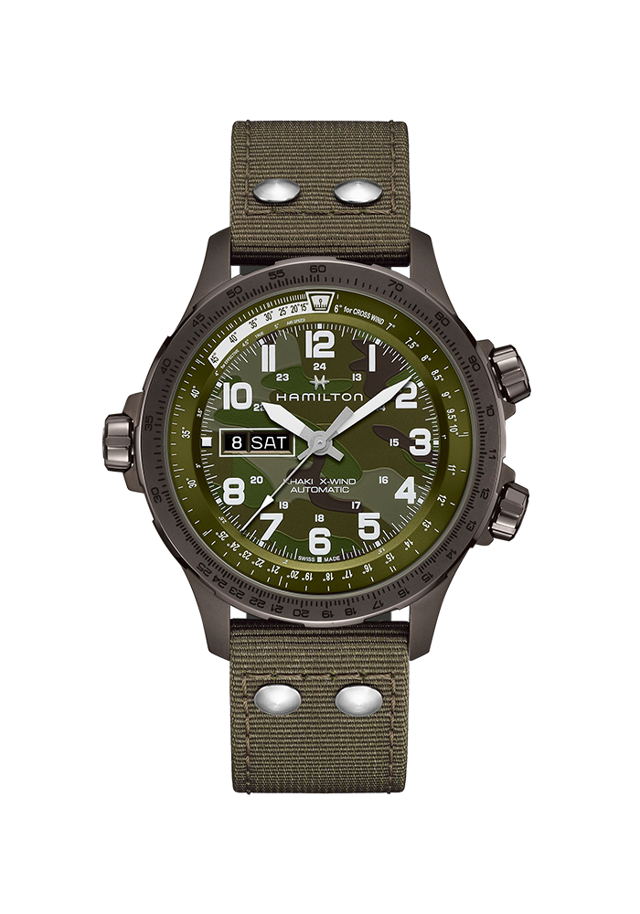 Khaki Aviation X-Wind Day Date Auto